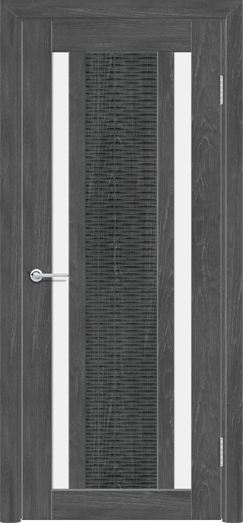 Т34, Дуб графит, Белое матовое