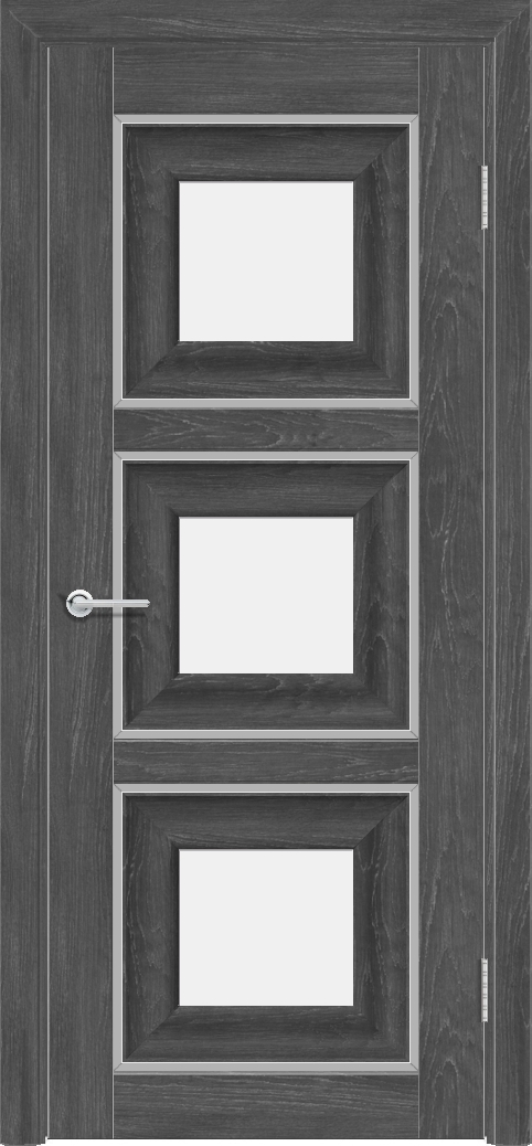 Т47, Дуб графит, Белое матовое