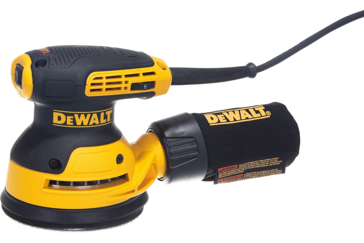 Шлифмашина эксцентриковая сетевая Dewalt DWE6423