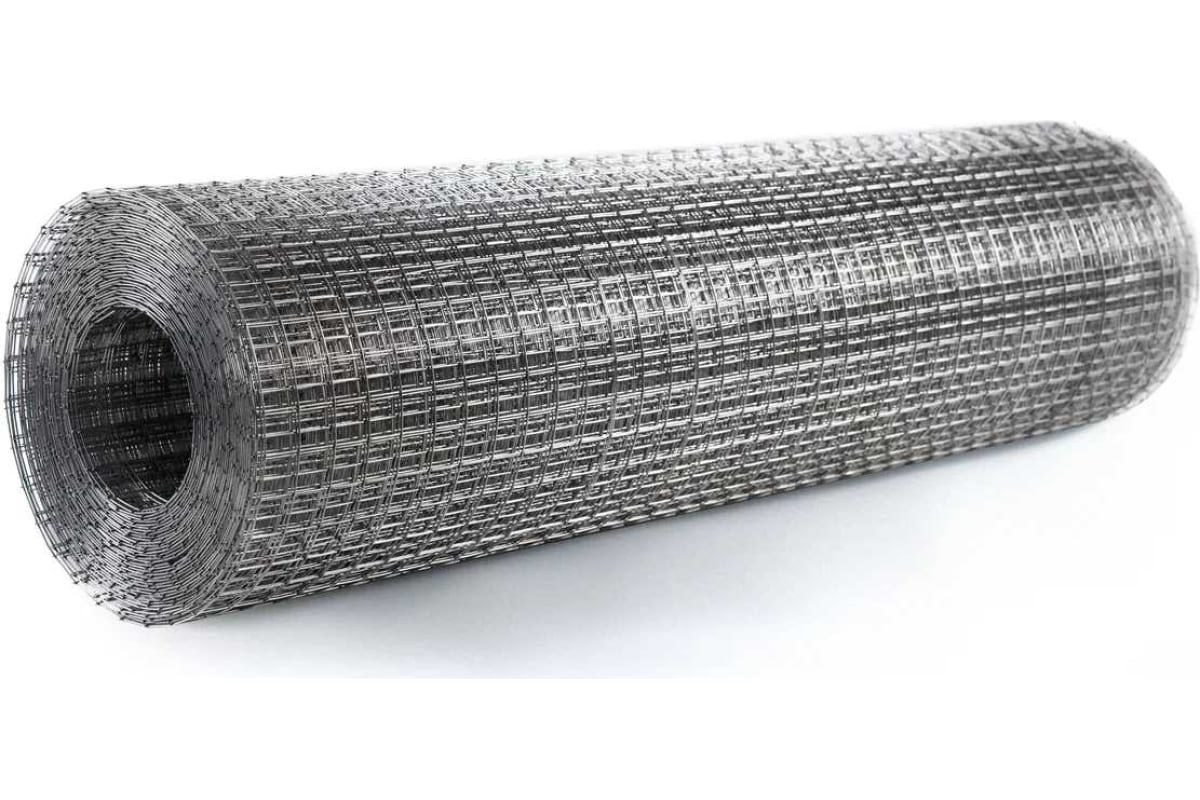 Сетка сварная оцинкованная (рулонная) 25х25х1,4 (1,5х50)