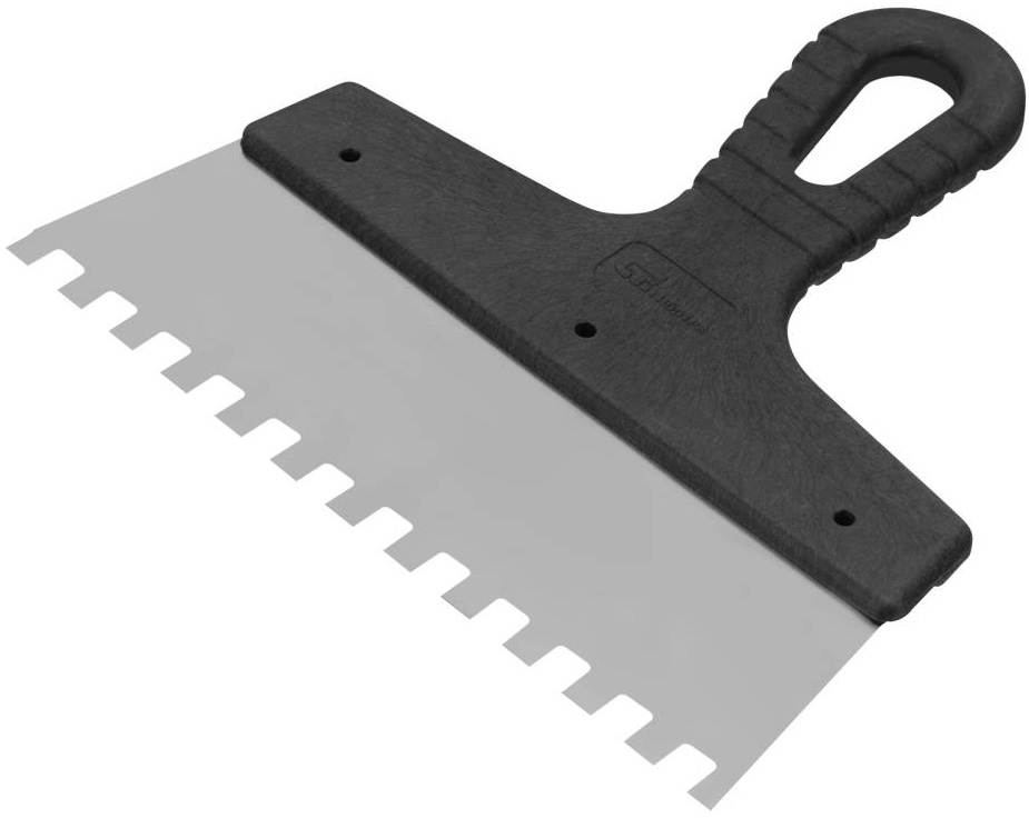 Шпатель зубчатый Сибртех, 8х8мм (200мм) 85473