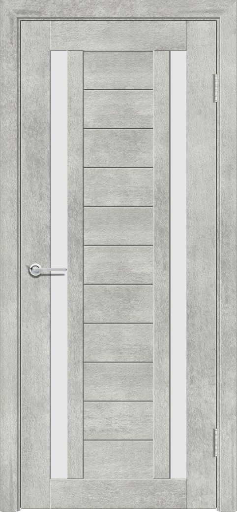 Т6, Серый бетон, Белое матовое