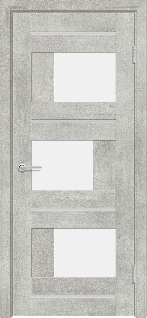 Т5, Серый бетон, Белое матовое