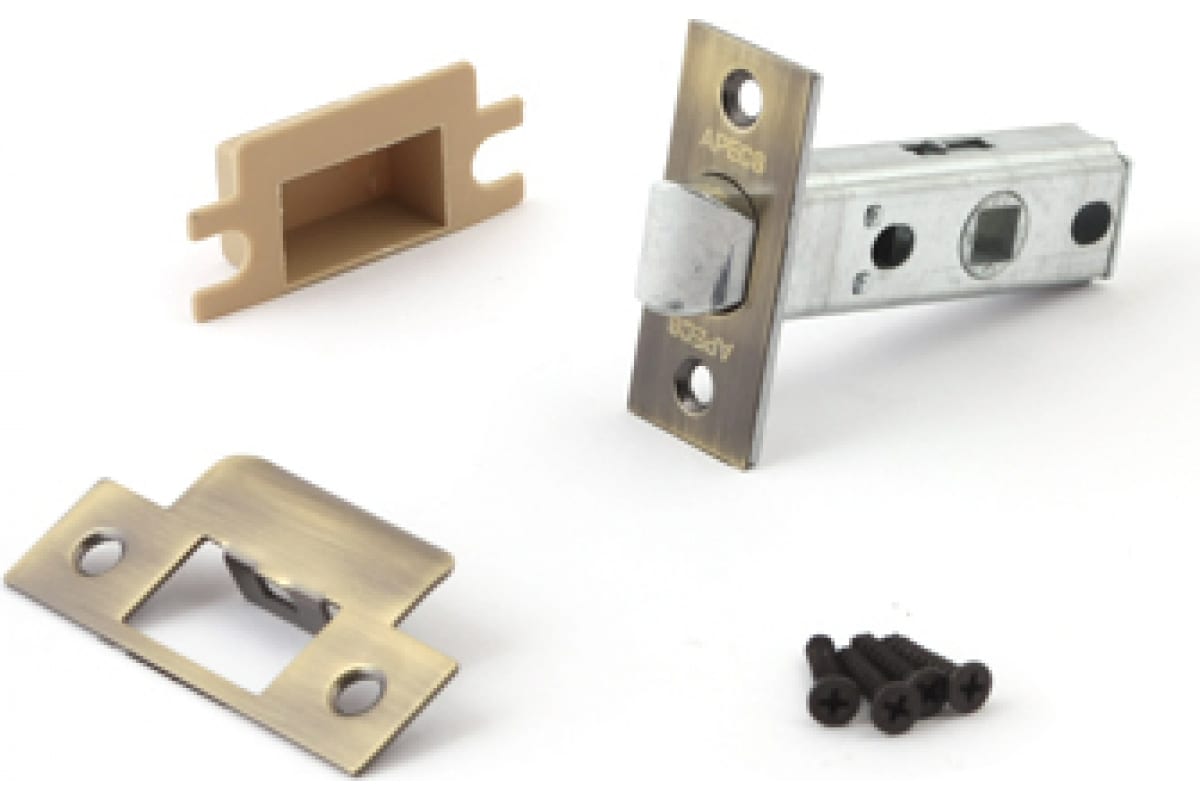 Защелка врезная Apecs 5400-AB бронза 14193