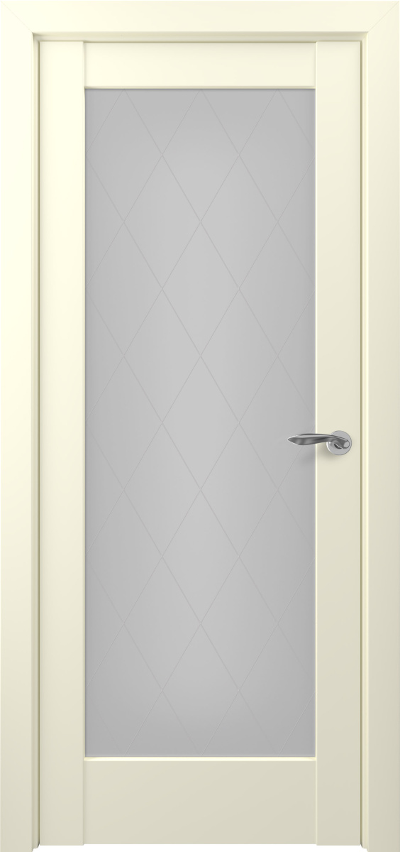 Неаполь, S Classic, Экошпон, Матовый кремовый, Сатинат, Ромб