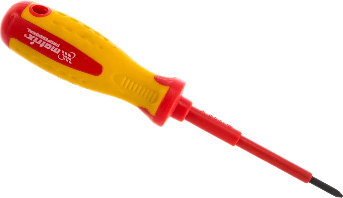 Отвертка плоская Matrix Insulated PH0 (75мм) 12924