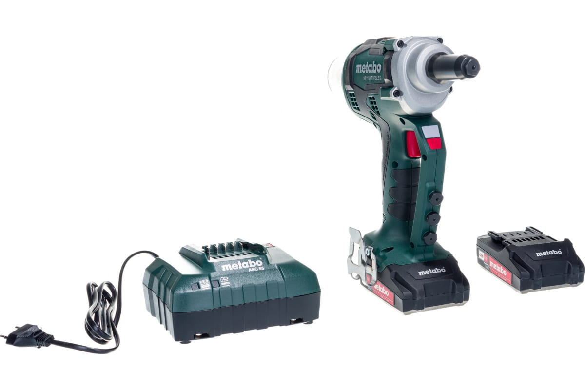 Заклепочник аккумуляторный Metabo NP 18 LTX BL 5.0 619002500