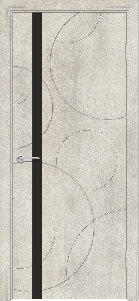 MM52, Бетон светлый, Лакобель черный