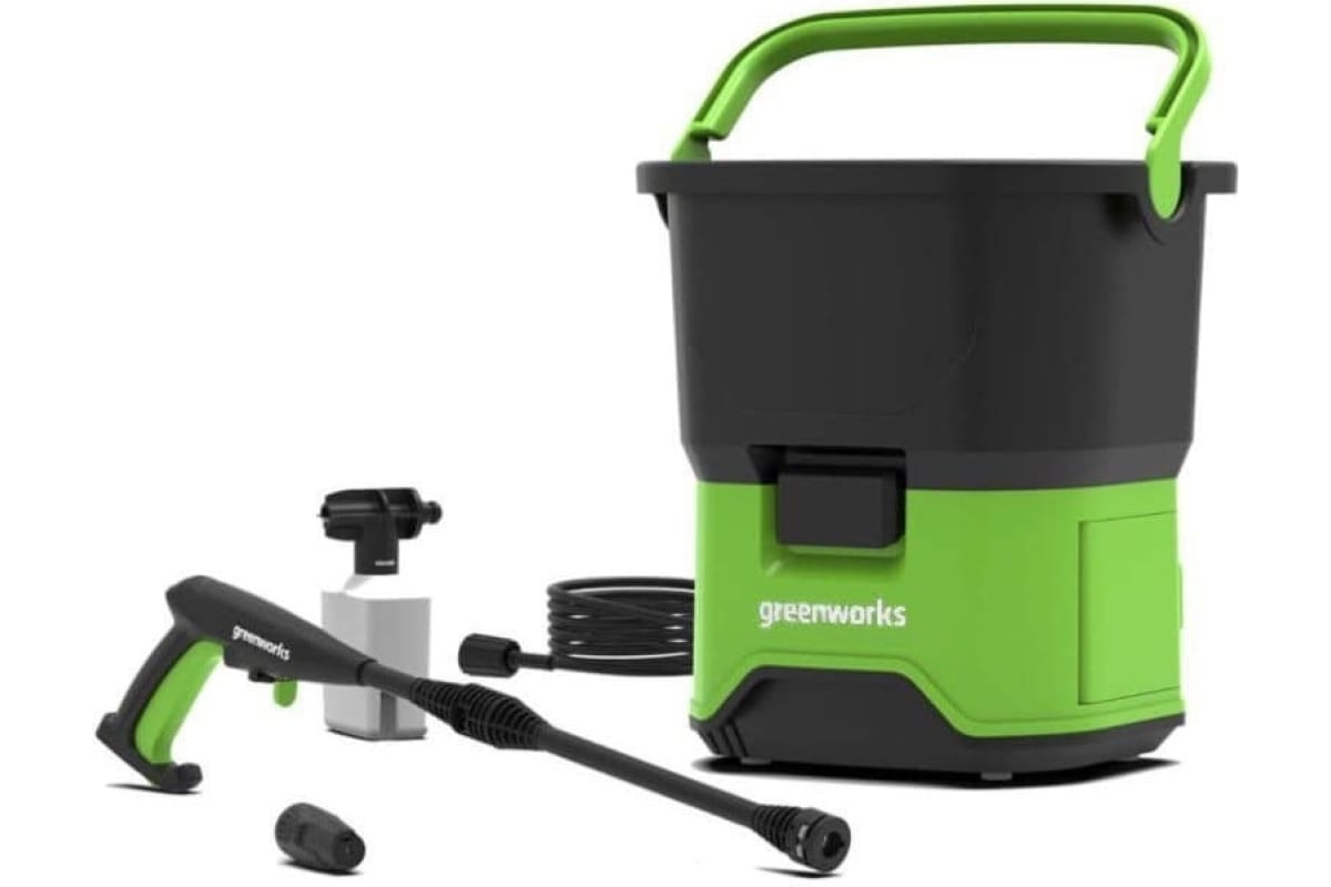 Мойка высокого давления аккумуляторная GreenWorks 60В GDC60 5104607