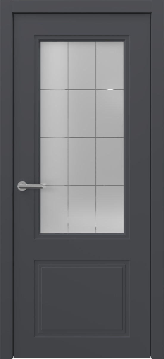 Nevada 2, Nevada, Экошпон, Софт графит, Сатинат белое