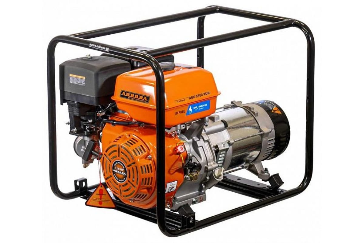 Генератор газовый Aurora ABE 5500 RUN 27903 кВт 220В ручной
