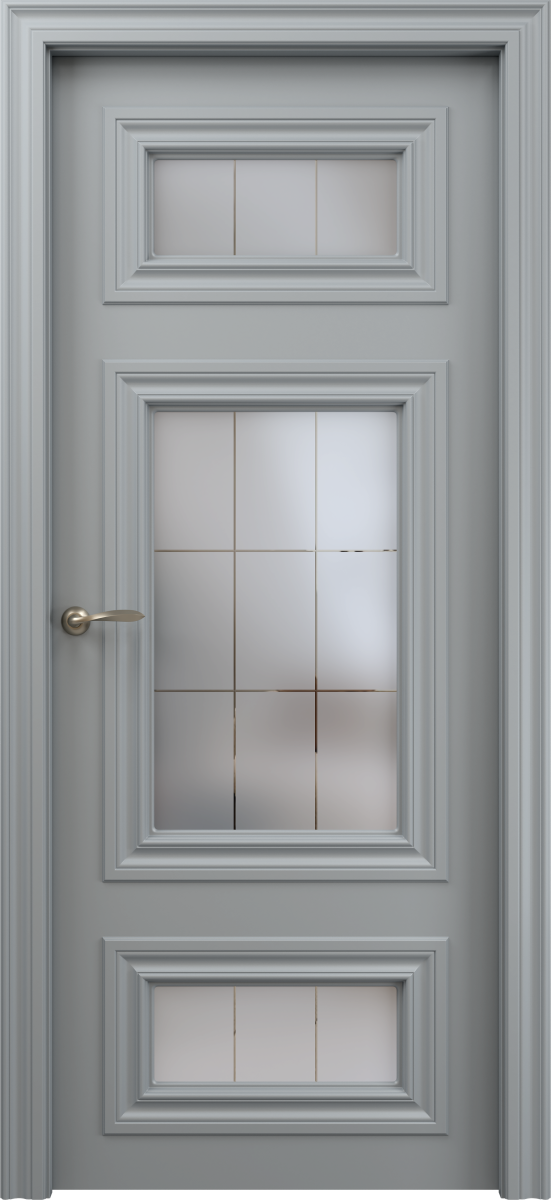 Montreal 4, Montreal, Экошпон, Софт бархат серый, Сатинат белое, Корсика