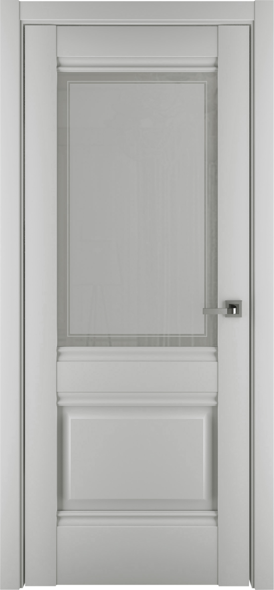 Венеция В4, Classic Baguette, Экошпон, Матовый серый, Сатинат