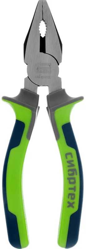 Плоскогубцы комбинированные с трехкомпонентной рукояткой Сибртех (160мм) 17053