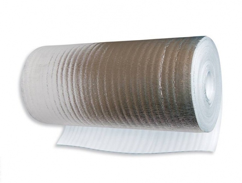 Утеплитель Скайфлекс НПЭ-ПЛ, ламинированный лавсаном (фольга) 8/120/15 (18м2)