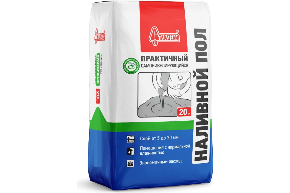 Наливной пол Старатели Практичный 20кг (77шт)