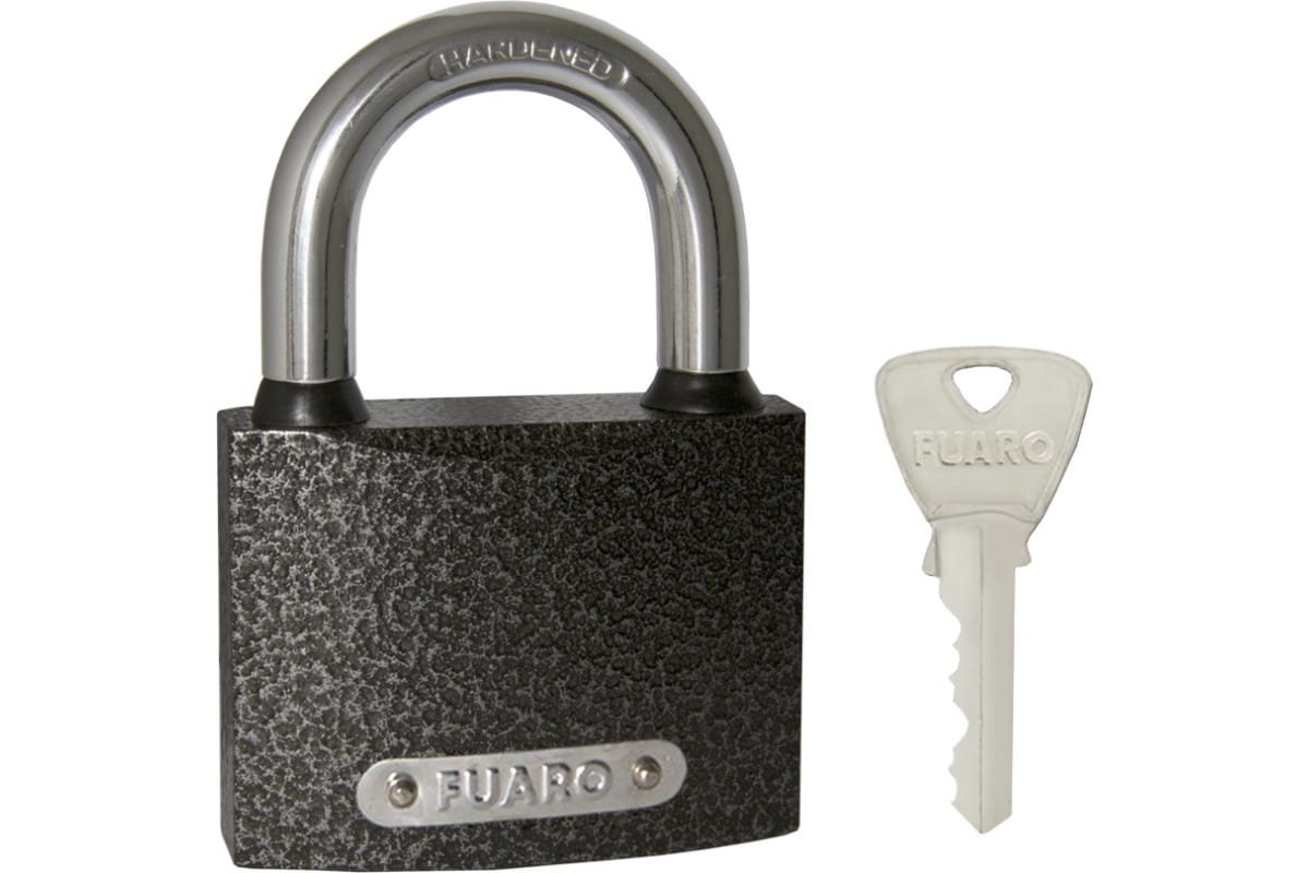 Навесной замок Fuaro PL-01-50 англ. 3 кл., коробка 42267