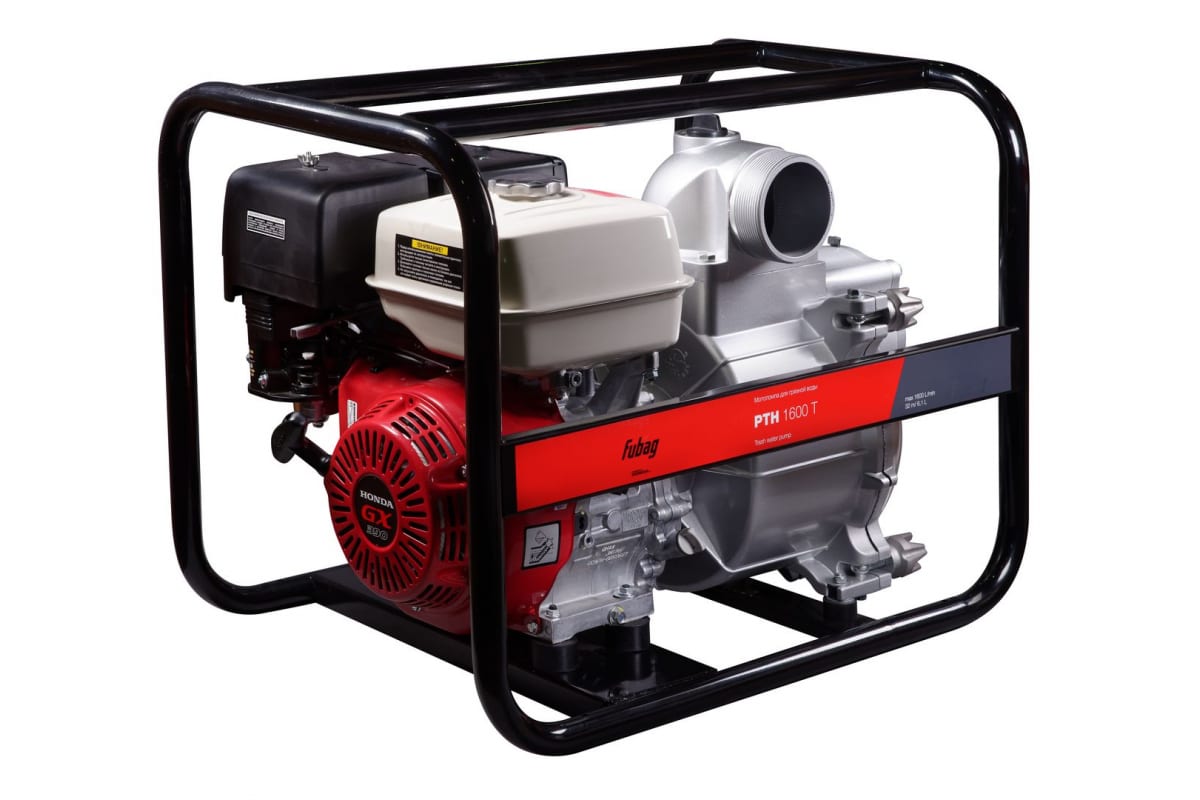 Мотопомпа бензиновая Fubag PTG 1600T