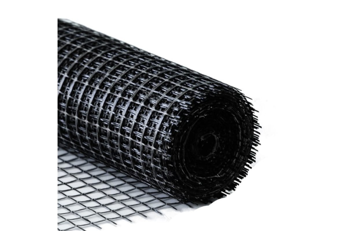 Сетка базальтовая ПВХ СБС50/50 (25х25мм)