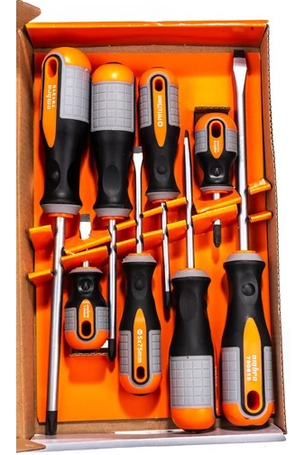 Набор отверток Ombra ROUND GRIP (8шт) 975008