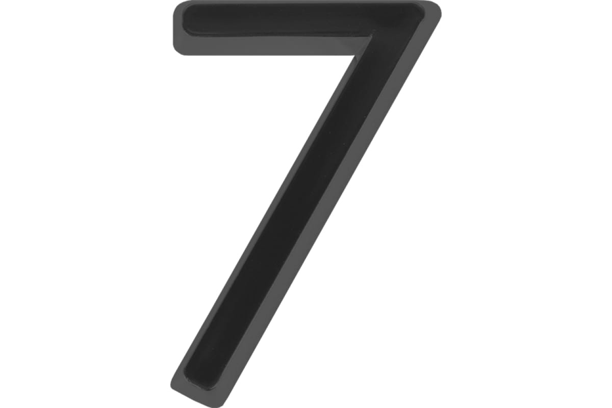 Самоклеящаяся цифра FUARO "7" ABS (50x37) BL черный 46931