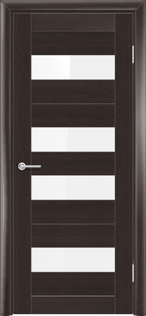 Т66, Орех темный рифленый, Лакобель белый