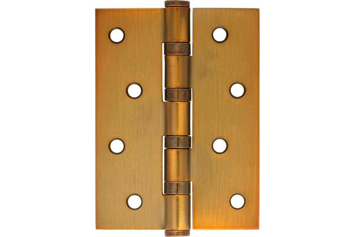 Петля универсальная накладная врезная Vettore 100х75х2,5-4BB MACC кофе 20168