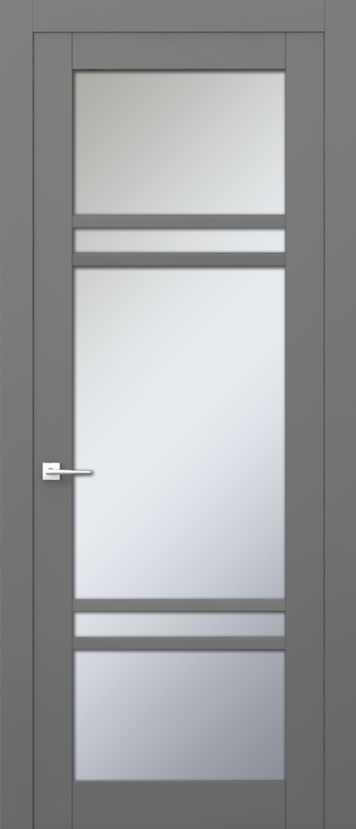 V 15, Vista, Экошпон, Софт серый, Белое матовое