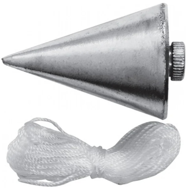 Отвес конусный Fit (100гр, шнур 3м) 04401