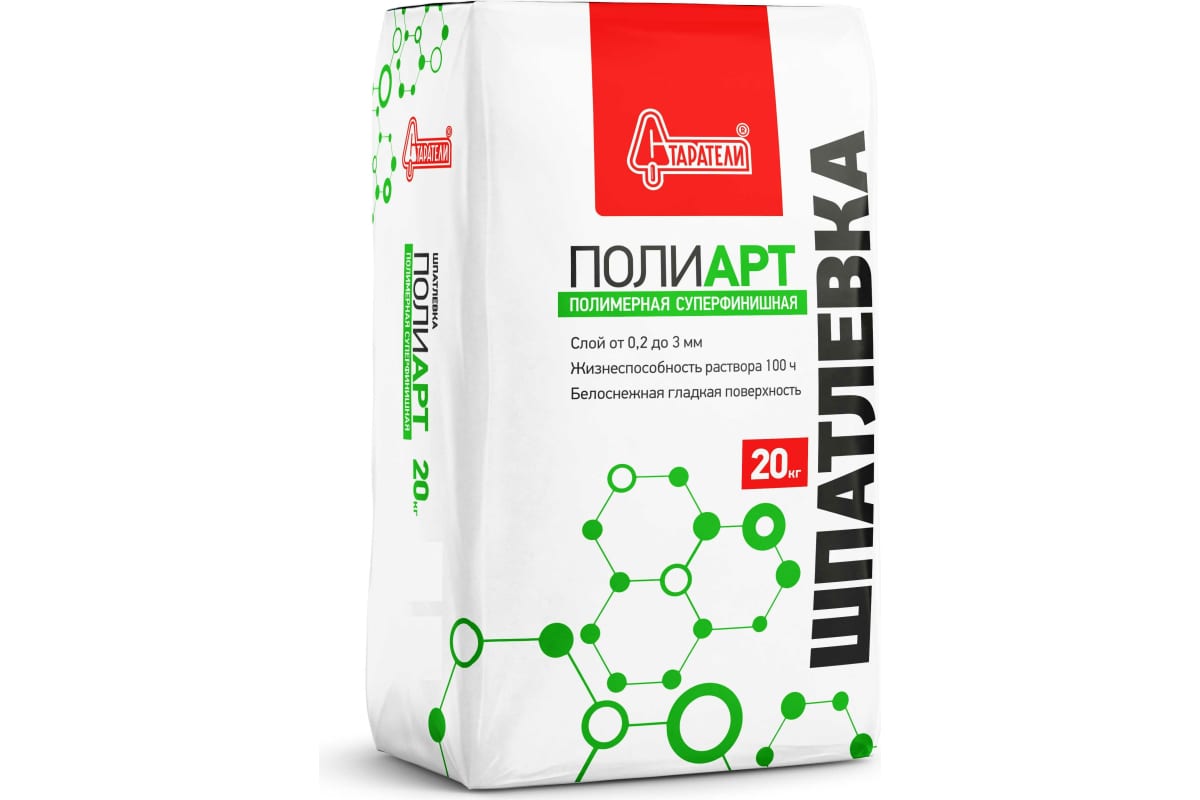 Шпатлевка полимерная Старатели Полиарт 20кг