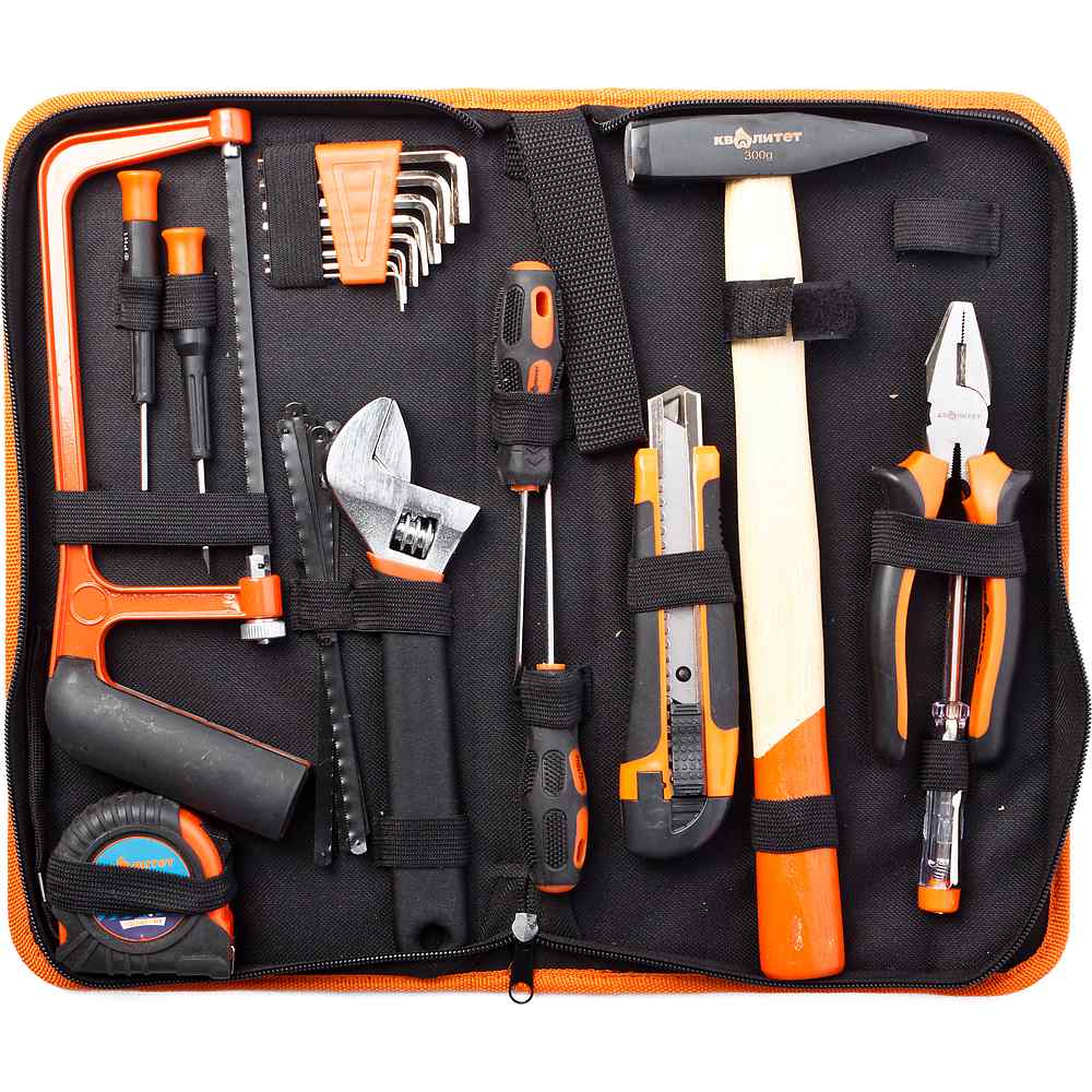 Набор домашнего мастера Квалитет Сделай сам (21 предмет) НДМ-21