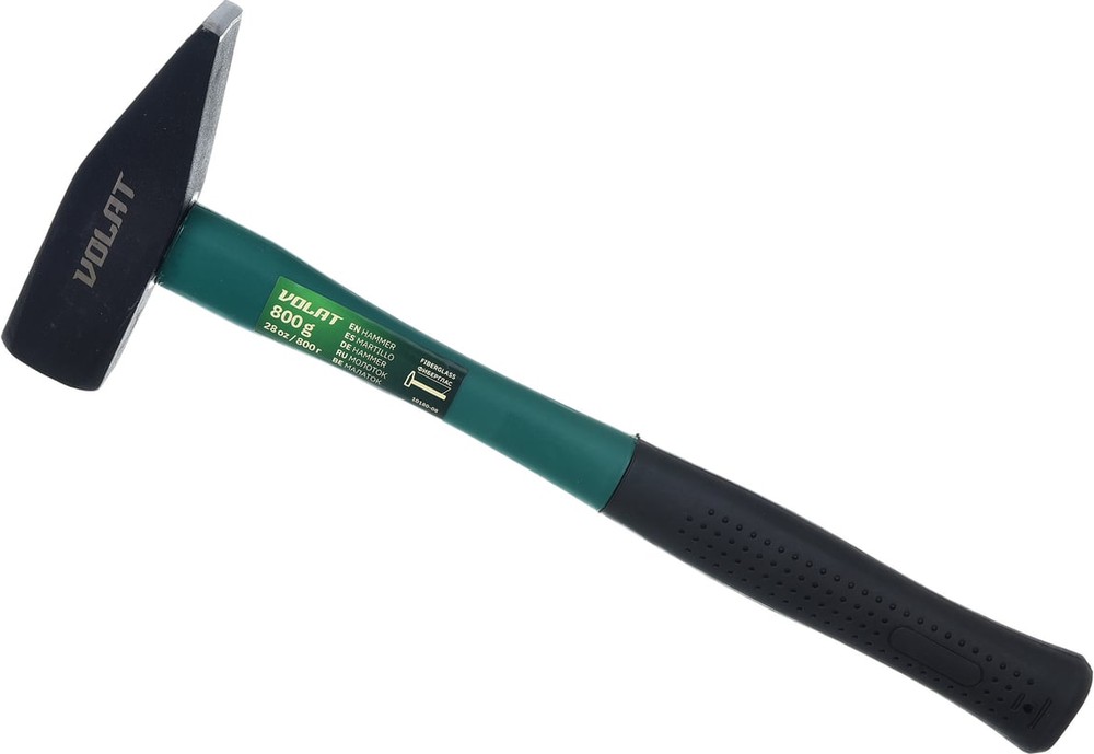 Молоток слесарный с фибергласовой рукояткой ВОЛАТ 0,8 кг 10180-08