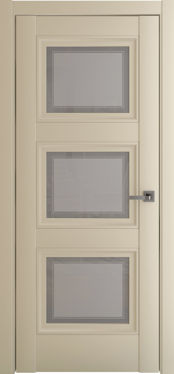 Гранд В1, Classic Baguette, Экошпон, Матовый кремовый, Сатинат