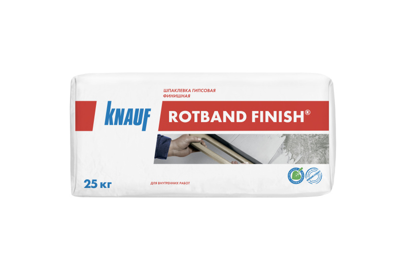 Шпаклевка гипсовая финишная Knauf Rotband Finish 25кг (50шт)