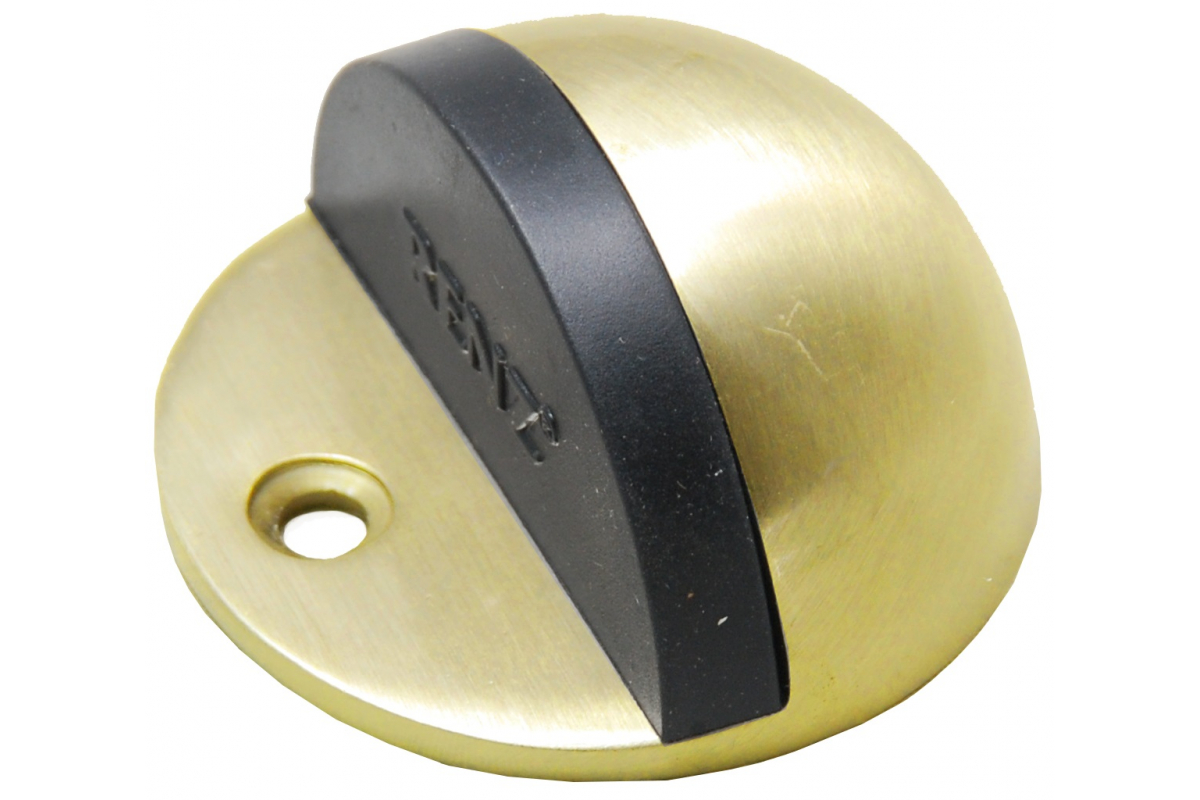 Упор дверной RENZ INDS 44 SB латунь матовая