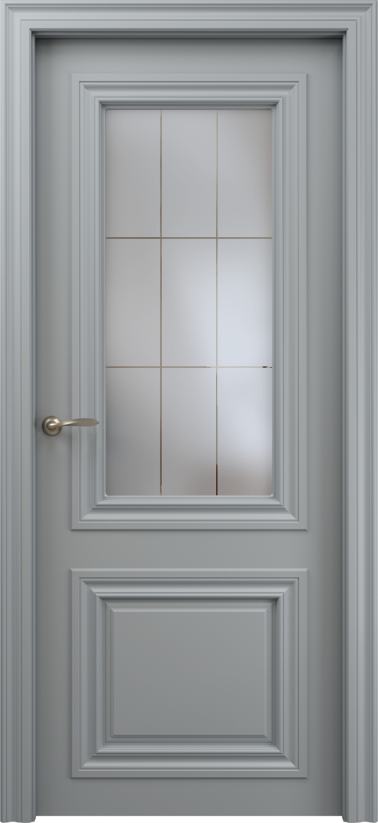 Montreal 2, Montreal, Экошпон, Софт бархат серый, Сатинат белое, Корсика