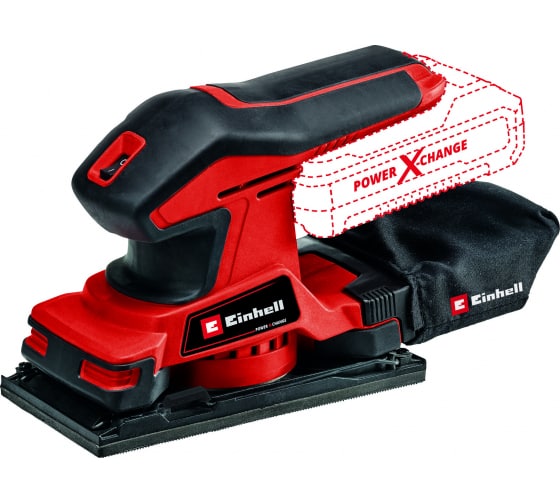 Шлифмашина вибрационная аккумуляторная Einhell PXC TC-OS 18/187 Li-Solo 4460725