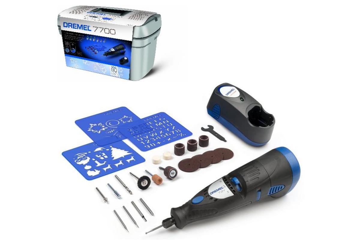 Гравер аккумуляторный Dremel 7700 + F0137700KK