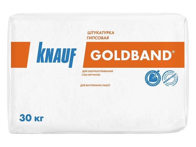 Штукатурка гипсовая Knauf Goldband 30кг