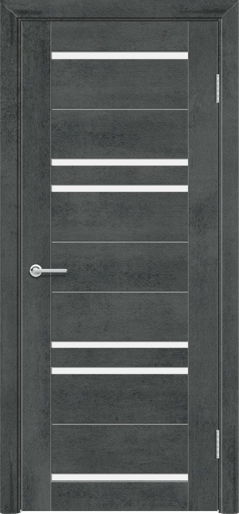 Т16, Темный бетон, Белое матовое