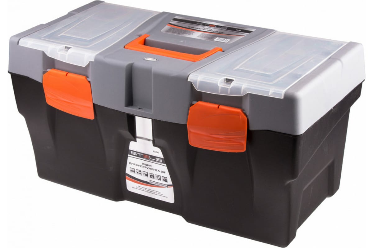 Ящик для инструментов Stels (590х300х300мм, 24") 90706