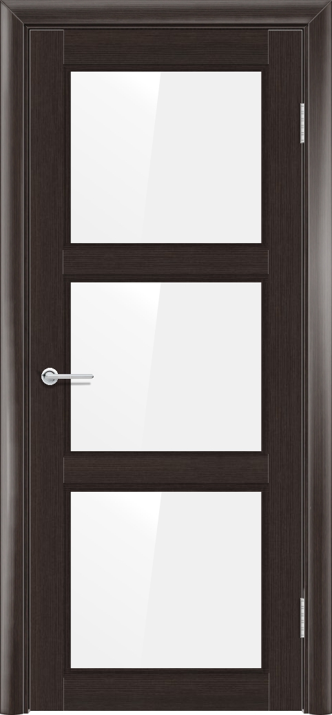 Т44, Орех темный рифленый, Лакобель белый