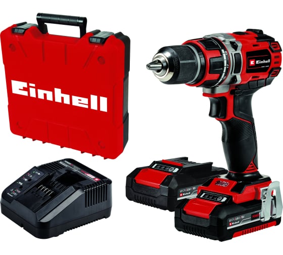 Дрель-шуруповерт безударная аккумуляторная Einhell PXC TE-CD 18/50 Li BL, 18В 4513896
