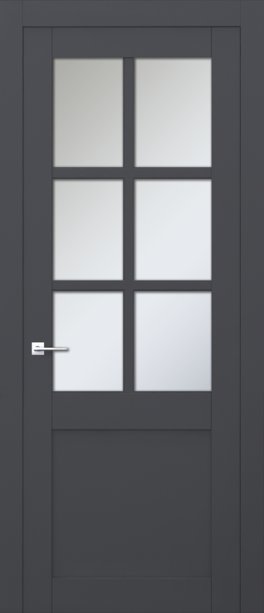 V 36, Vista, Экошпон, Софт графит, Белое матовое