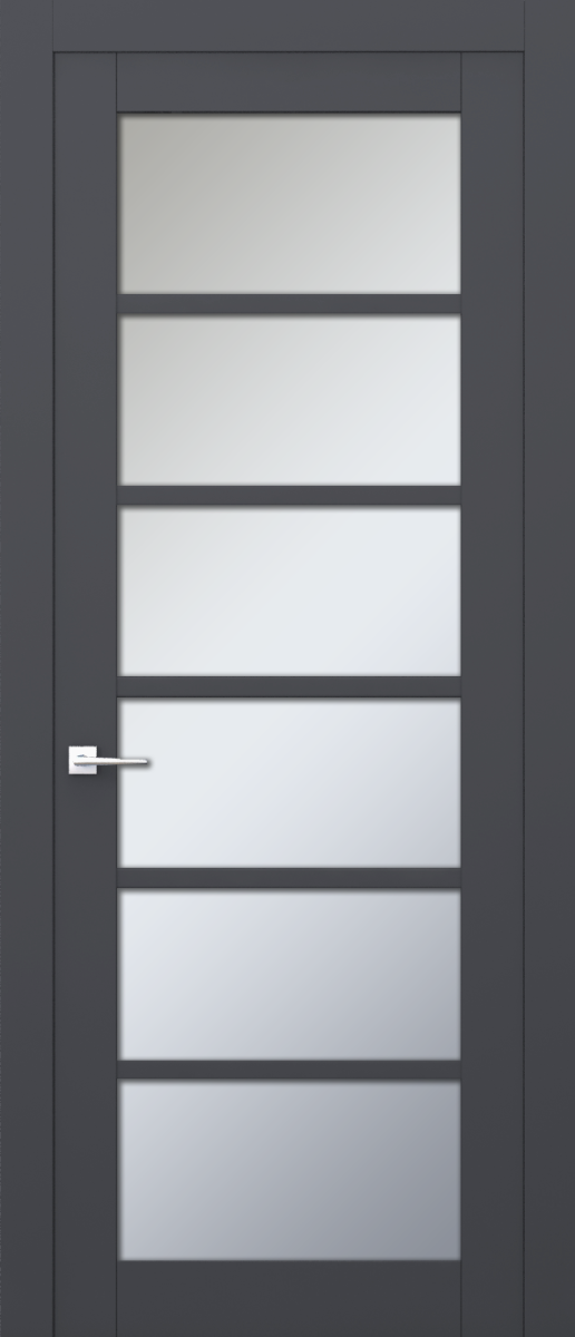 V 10, Vista, Экошпон, Софт графит, Белое матовое