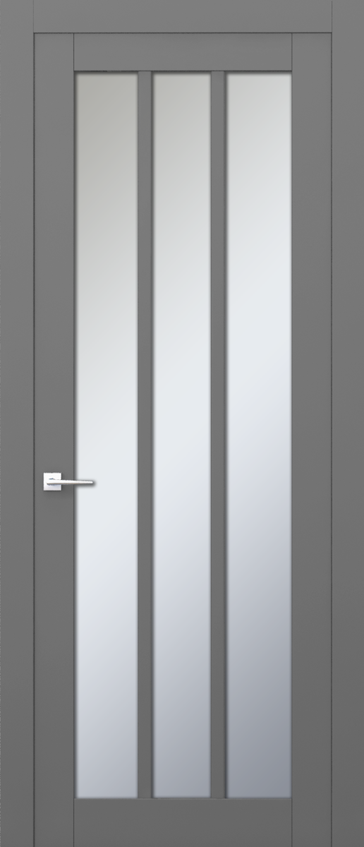 V 22, Vista, Экошпон, Софт серый, Белое матовое