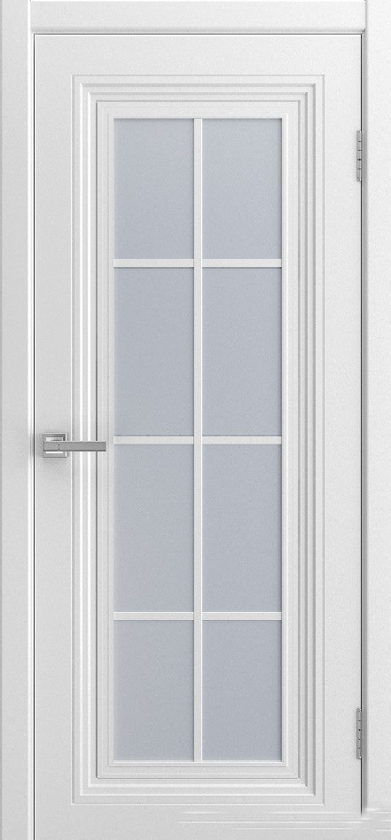 Afina, СК, Эмаль белая, Сатинато английская решетка