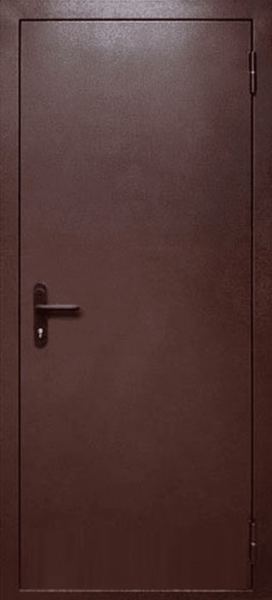 Входная дверь противопожарная ЕI-60, RAL 8017.