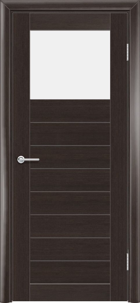 Т35, Орех темный рифленый, Белое матовое