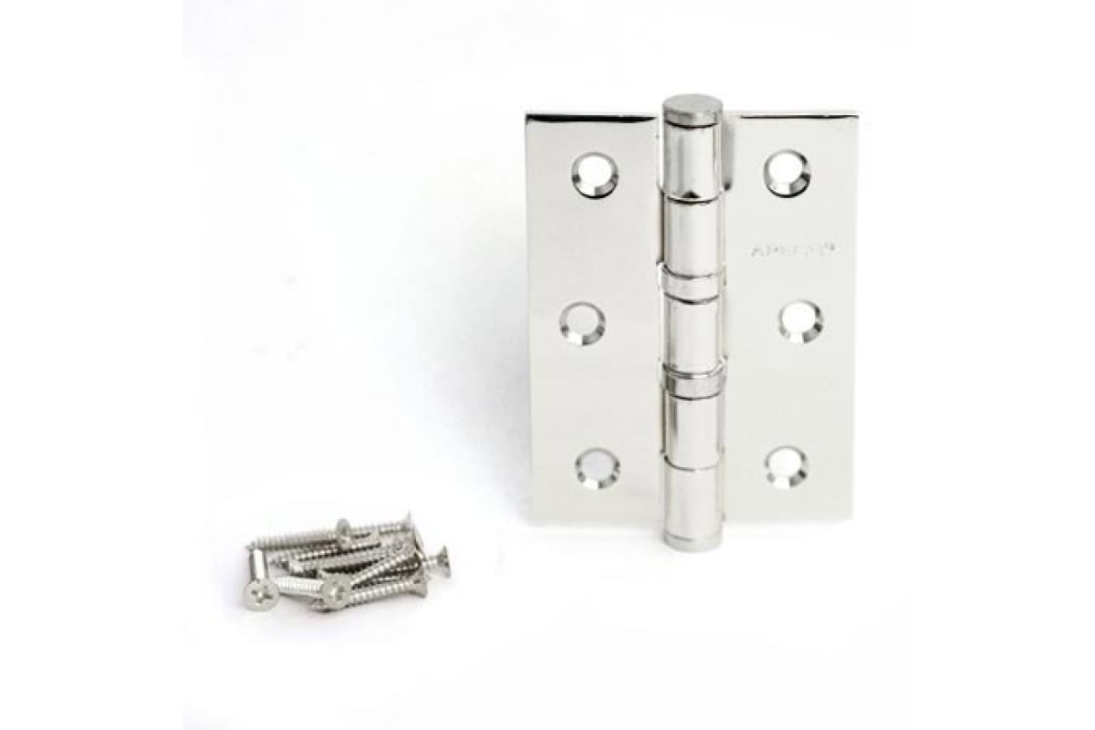 Петля универсальная накладная врезная Apecs 80х60-B2-Steel-CR хром 13723